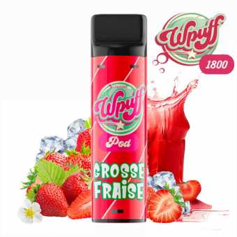 Cartouche Wpuff 1800 Grosse Fraise Liquideo