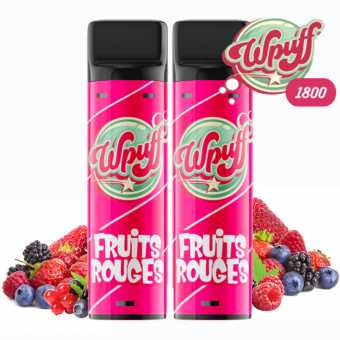 Cartouches Wpuff 1800 Fruits Rouges x2 par Liquideo