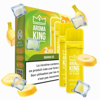 Cartouche El Bullet Banane Givrée x2 Aroma King