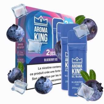 Cartouche El Bullet Myrtille Givrée x2 Aroma King