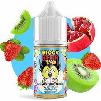 Biggy Bear Concentré Grenade Fraise Kiwi EVO 30ml par Secret's Lab