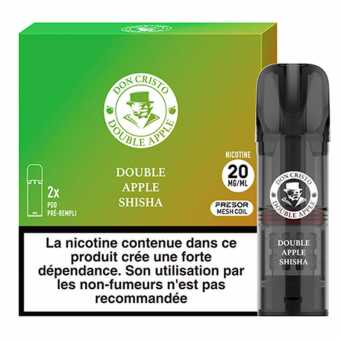 Cartouche Don Cristo Double Apple Shisha de PGVG Labs