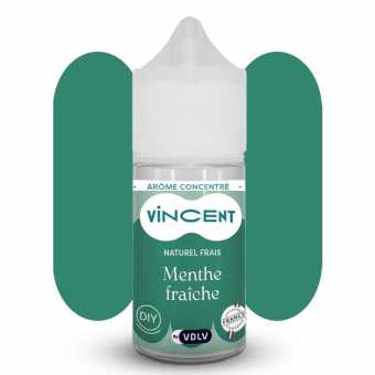 Arôme concentré Menthe Fraîche Vincent 30ml par VDLV