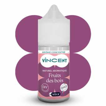 Arôme concentré Fruits Des Bois Vincent 30ml par VDLV