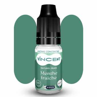 Arôme concentré Menthe Fraîche 10ml Vincent pae VDLV