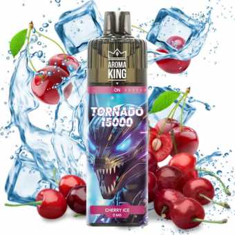 Puff Tornado 15000 Cherry Ice 0mg par Aroma King