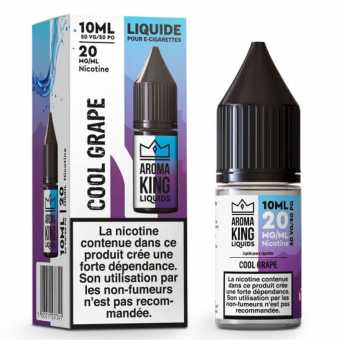 Eliquide Cool Grape 20mg Sel de Nicotine 10ml par Aroma King