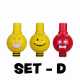 3 x Drip Tip 510 Smile taille L